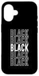 Coque pour iPhone 16 Noir