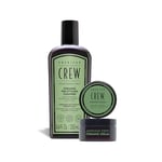 AMERICAN CREW Shampoing Pré-Coiffant Forming pour Hommes aux Cheveux Bouclés - 250ml + Forming Cream - Cire Cheveux Homme - Fixation et Brillance Moyenne - Tous Types de Cheveux - 50g