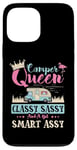 Coque pour iPhone 13 Pro Max Camping-car Queen Classy Sassy Smart Assy Fun Camping