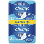 Always always maxi Serviette hygiénique Night avec ailettes,BigPack