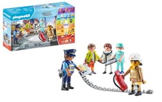 Playmobil 71400 My Figures: Héros du Quotidien, 5 Personnages avec Plus de 1000 Combinaisons possibles, avec de Nombreux Accessoires pour Une créativité Infinie. Jouet éducatif dès 5 Ans