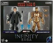 Iron Man Midas Armor & Happy Infinity Saga Marvel Legends Figurine Hasbro