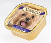 Stuzzy, Aliments humides pour Chiens Adultes avec Sanglier, pâtés et viandes en Morceaux (18 bacs de 300 g)