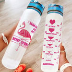 Tentenentent Cool Flamingo Water Bottles Leak-Proof Water Jug Suitable for Outdoor Hiking White7 1000 ml