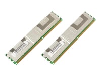 Coreparts - Ddr2 - Sats - 4 Gb: 2 X 2 Gb - Fb-Dimm 240-Pin - 667 Mhz / Pc2-5300 - Fullt Buffrat - Ecc - För Fujitsu Primergy Rx300 S3