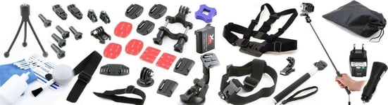 Set Xxl Accessories Mounts For Gopro Hero 4 Hero4