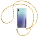 Collier pour Huawei P Smart 2019, Honor 10 Lite chaîne en métal (O) Coque Etui