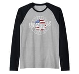 Vintage 2018 7th Birthday Gifts For Boy Girl 7 Year Old Raglan Baseball Tee