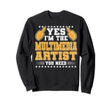 Retro Profession I'm The Multimedia Artist Sweatshirt