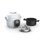 Cookeo Mini Multicuiseur Intelligent Haute Pression, 3 L, 150 Recettes Intégrées, Intuitif, Application Dédiée Ce88 Moulinex