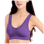 ZHANGJIAN Seamless sports bra woman sexy sports bra, sexy yoga vest without steel ring, lingerie, underwear, running, gym workout, yoga bra High waist (Color : DP, Size : L)