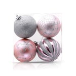 Glittering Hanging Christmas Ball Ornaments Baubles Pendants B