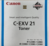 Genuine Canon C-EXV 21 CYAN Toner for iR C2380 C2880 C3080 C3380 C3580 SEALED