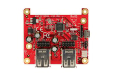 Delock Raspberry Pi USB Micro-B female / USB pin header > 4 x USB type A female - hub - 4 porte