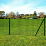 Eurofence stål 25x1,7 m grön