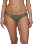 Chantelle Womens Champs Elysees Brazilian - Green Polyamide - Size Medium