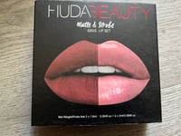 Huda Beauty Matte & Strobe Mini Lip Set - New In Box