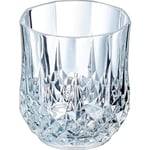 6 vintage vattenglas 32cl Longchamp - Cristal d'Arques - Ultratransparent glas med vintage design Cristal Look