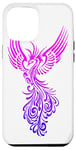 Coque pour iPhone 15 Plus Rising From The Ashes Phoenix Artistic Pink Through Lilas