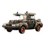 Figurine Hot Toys Mms738 - Back To The Future Iii - Delorean Time Machine