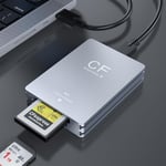 Type B Card Reader and SD Card Reader,USB 3.2 Gen 2 10Gbps Card Reader,CF Express Card Reader with USB C to USB A/C Cable Compatible with Windows/Mac OS/Linux/Android.[P149]