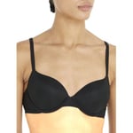 Calvin Klein BH Sheer Marquisette T-shirt Bra Svart D 75 Dam