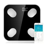 Aquarius Smart body scale Bluetooth connection via AiFit application, Black