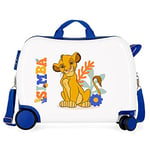 Disney Le Roi Leon Valise pour enfant Blanc 50 x 39 x 20 cm Rigide ABS Fermeture à combinaison latérale 34 l 1,8 kg 4 roues