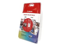 Canon PG-540L/CL-541XL Photo Value Pack - Brillant - pack de 2 - à rendement élevé - noir, couleur (cyan, magenta, jaune) - original - blister - réservoir d'encre/kit papiers - pour PIXMA MG3150, MG3550, MG3650, MG4250, MX395, MX455, MX475, MX525, MX5