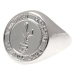 Tottenham Hotspur FC Silver Plated Crest Ring - Medium