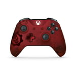 Manette Officielle Sans Fil Pour Xbox One : Gears Of War 4 Crimson Omen - Édition Limitée