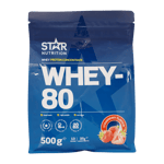 Whey-80 Strawberry, proteinpulver