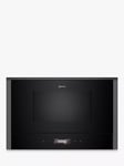 Neff N70 NL4WR21G1B Built-In Microwave Oven, Graphite