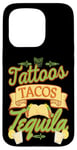 iPhone 15 Pro Tattoos Tacos Tequila Tex-Mex Tattooer Case