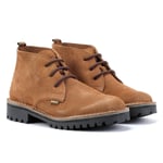 Barbour Hobart Suede Mens Tan Boots - Brown - Size UK 9