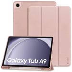 Tech-Protect Samsung Galaxy Tab A9 SmartCase Pen Tri-Fold Fodral - Rosa