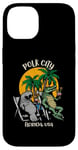 Coque pour iPhone 14 Polk City Florida USA Manaté et alligator