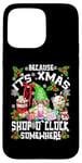 iPhone 15 Pro Max Funny Christmas Saying For Women Cute Love Shopping Gnome Case