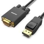 Displayport  to  VGA  Cable ,  1 . 8M  Display  Port  of  Computer / Laptop  to