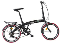 Ecosmo 20" Wheel Lightweight Alloy Folding Bicycle Bike 7 SP, 12kg - 20AF09BL