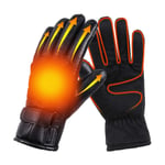 3 Gear Electric Heated Gloves 10000mAh USB Rechargeable Heating Gloves Winter Warm Cycling Glove Motorcycle Skiing Fishing Glove