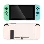 U Core Protective Case Compatible with Nintendo Switch, Animal Crossing Horizons Accessories Soft Touch DIY Replacement Shell with Shock-Absorption and Anti-Scratch