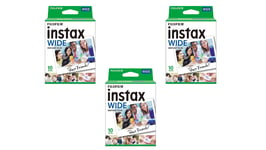 Fuji - Instax Wide film 10shots 3 x 10pack Bundle