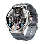 Colmi-Montre Intelligente V69 Pour Homme,Écran Ultra Hd 2023 "",Grande Batterie 1.85 Mah,Plus De 710 Cadrans De Montre,Téléphone Android Et Ios,400 - Type Argent