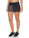 NIKE Women W NK Short Crew Sd Shorts - Thunder Grey/Black/Reflective, Large