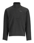 Simms Rivershed Quarter Zip Black Heather M