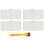 5Pcs Steam Vacuum Cleaner Mop Cloth Cleaning Pads for   DEM ZQ600 ZQ6108825