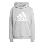 adidas Women Essentials Logo Boyfriend Fleece Hoodie, XXS