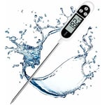 Memkey - Thermomètre Cuisine, Thermomètre Numérique Digital avec Sonde Longue, Lecture instantané Thermomètre Cuisson, Thermomètre Viande pour