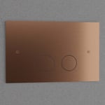 PRIMY BETJENINGSPLATE BRUSHED BRONZE (PASSER TIL GEBERIT DUOFIX)